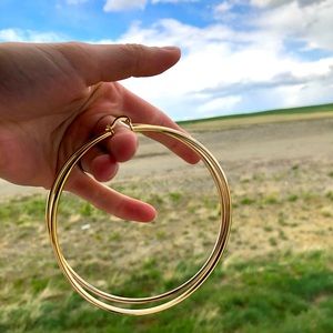 100mm Hoop Earrings